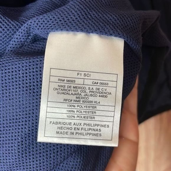 Vintage Nike Windbreaker Mens XL Navy Quarter Zip - Picture 6 of 7